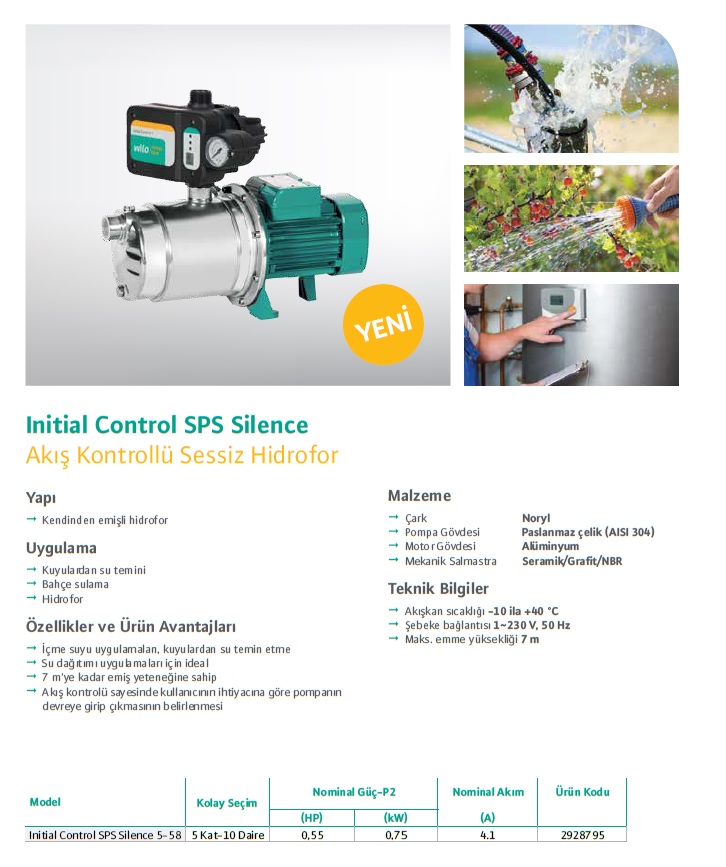 Initial Control SPS Silence Katalog