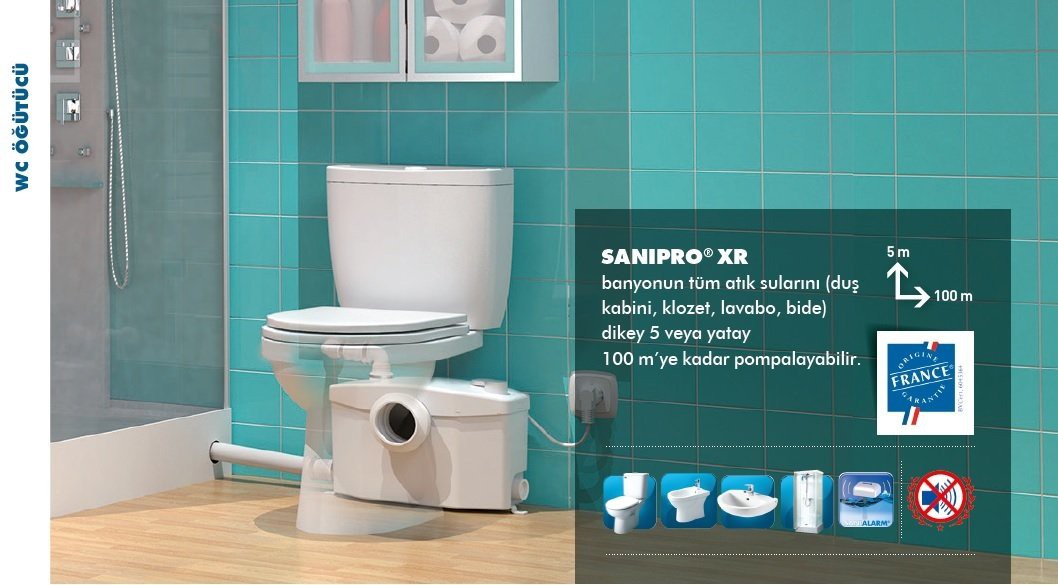 Sanıpro XR-WC+3 Ünite Fos. Tah. Cihazı - 16 Lt