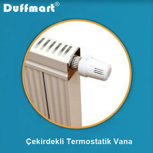 Duffmart Çekirdekli Termostatik Vana